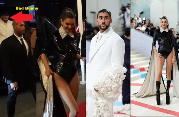 Bad Bunny y Kendall Jenner causaron revuelo con su aparición en la MET Gala 2023 