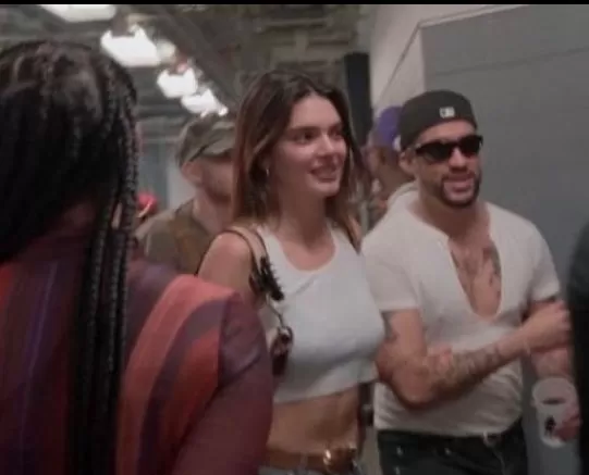 Kendall Jenner y Bad Bunny en el backstage de 50 cent / Foto/ IG 50 cent