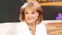 Barbara Walters, legendaria periodista de la televisión en EEUU, falleció a los 93 años. Fuente: AFP