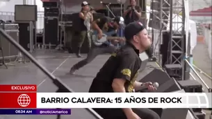 Concierto de Barrio Calavera. América Noticias