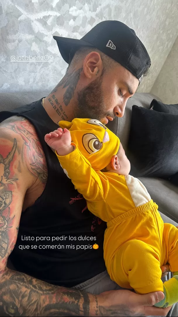 El primer 'Halloween' del hijo de Angie Arizaga y Jota Benz/Foto: Instagram