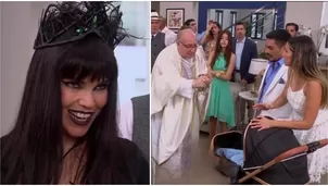Bebé de Joel y Macarena bañado en litros de agua bendita tras espeluznante maldición de Cayetana / AméricaTV