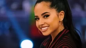 Becky G: revelan foto de la cantante antes de su dentadura postiza