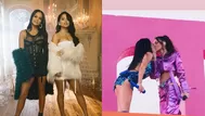 Becky G y Natti Natasha encendieron el escenario del festival Coachella con tremendo beso en vivo