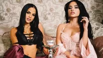 Becky G y Natti Natasha en 'Sin pijama'