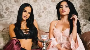 Becky G y Natti Natasha en 'Sin pijama'