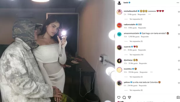 Beéle confirma romance con modelo colombiana Sara Orrego / Instagram Beéle confirma romance con modelo colombiana Sara Orrego / Instagram