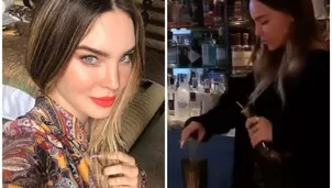 Belinda celebra su cumpleaños en Lima y aprende a preparar pisco sour