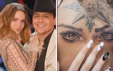 Belinda: Christian Nodal se borró tatuaje de los ojos de la cantante en su pecho - Noticias de belinda