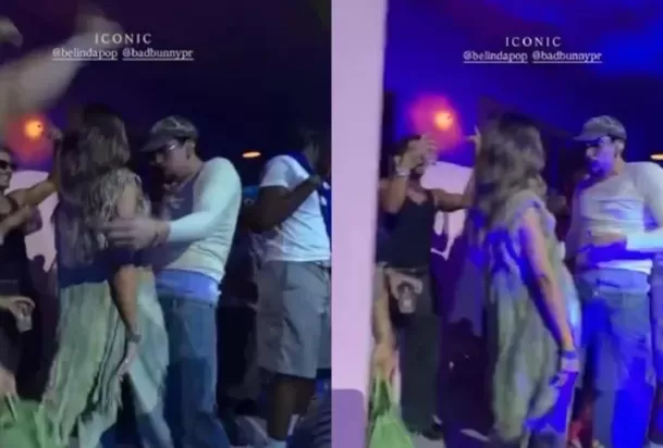 El sensual baile de Belinda y Bad Bunny en Puerto Rico / Captura