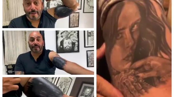 Lupillo Rivera se borró tatuaje de Belinda en su brazo.