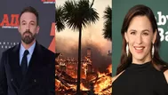 ¿Ben Affleck se refugió con Jennifer Garner tras incendios?