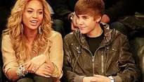 Beyoncé y Bieber. Foto: Difusión