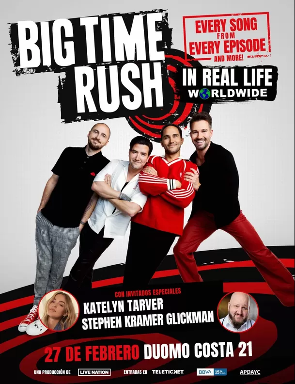 Además, Katelyn Tarver y Stephen Kramer Glickman, quienes dieron vida a Jo y Gustavo en la serie, se sumarán a la banda en todas las fechas / Difusión