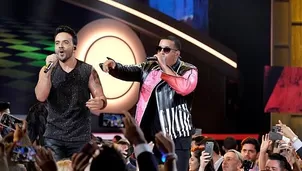 Luis Fonsi y Daddy Yankee armaron la fiesta con ‘Despacito’. Foto: EFE