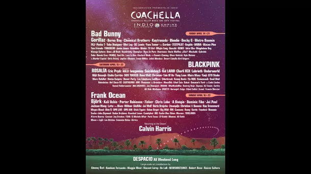 Foto: Facebook oficial de Coachella