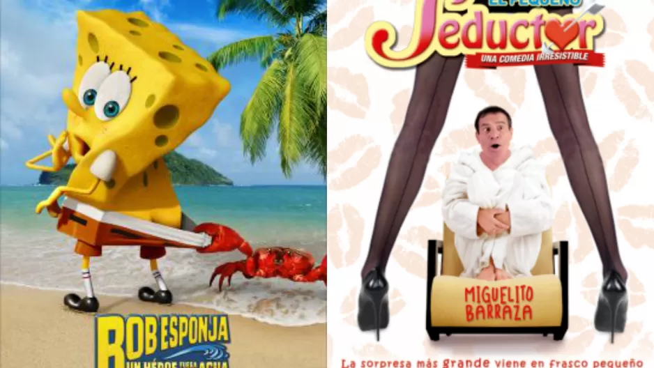 ‘Bob Esponja’ y el ‘Pequeño Seductor’ entre los estrenos