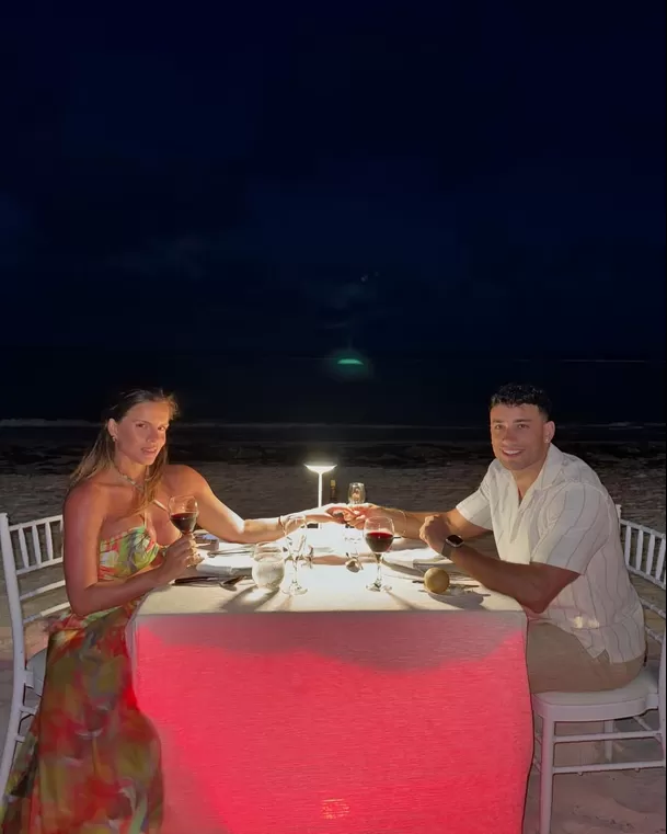 Alejandra Baigorria y Said Palao en uno de sus viajes de ensueño en Punta Cana / Instagram