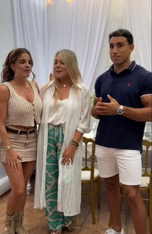Alejandra Baigorria y Said Palao viendo los detalles de su boda / Captura