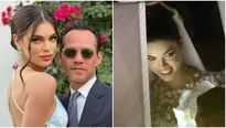 Boda de Marc Anthony y Nadia Ferreria: Primeras imágenes del vestido de novia y famosos invitados.  Foto: Getty / Video: Hoy Día Telemundo