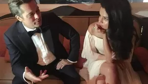 Brad Pitt y Selena Gómez. Foto: Difusión