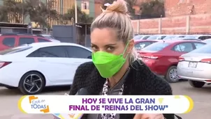 La bailarina increpó a su pareja tras decir que no lograba hablar con ella por sus ensayos. 