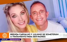 Brenda Carvalho y Julinho se someterán a tratamiento para ser padres - Noticias de brenda-song