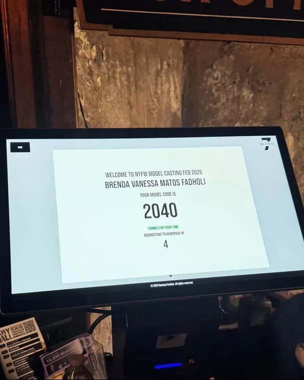 Brenda Matos fue seleccionada en el casting para desfilar en el New York Fashion Week / Instagram