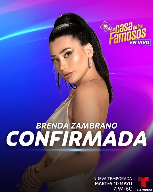 Brenda Zambrano integró La Casa de los Famosos, segunda temporada. Fuente: Instagram