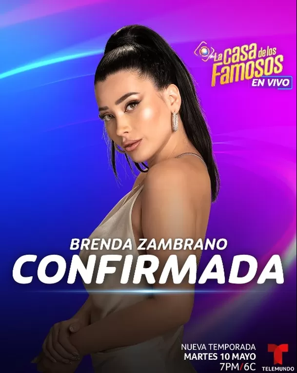 Brenda Zambrano integró La Casa de los Famosos, segunda temporada. Fuente: Instagram Brenda Zambrano integró La Casa de los Famosos, segunda temporada. Fuente: Instagram