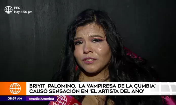 Briyit Palomino Lloró Tras Su Presentación En ‘el Artista Del Año América Noticias