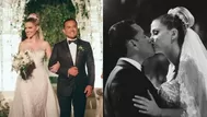 Brunella Horna dedicó romántico mensaje a Richard Acuña por su primer aniversario de casados