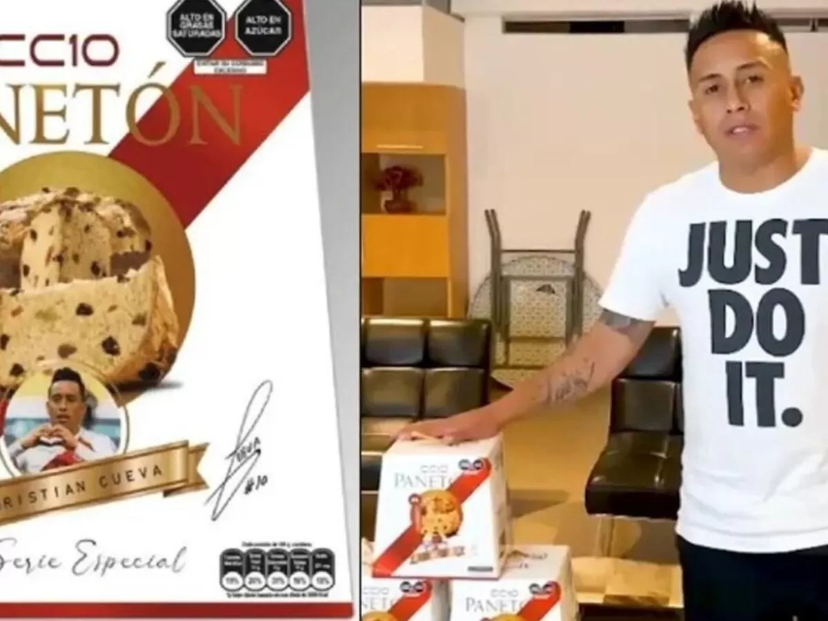 Christian Cueva tiene su propia marca de panetones/Foto: Instagram