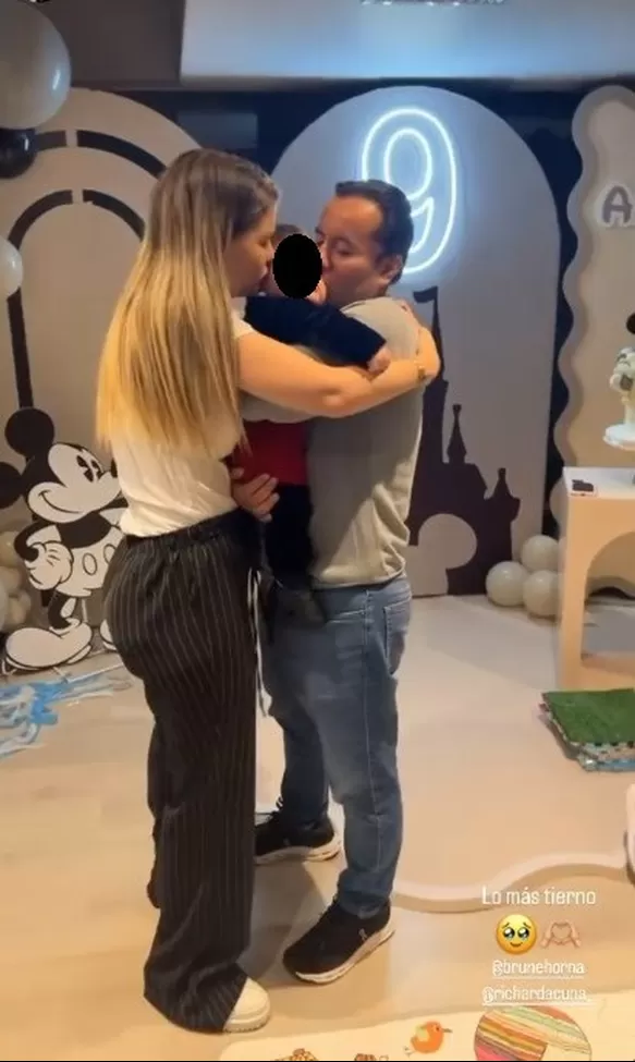 Richard Acuña y Brunella Horna celebraron los 9 meses de Alessio/Foto: Instagram