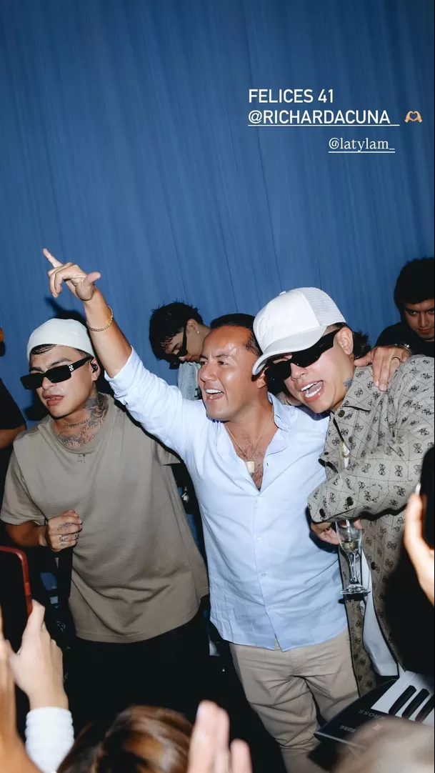 Richard Acuña sí que sabe celebrar los momentos más importantes de su familia / Instagram Richard Acuña sí que sabe celebrar los momentos más importantes de su familia / Instagram