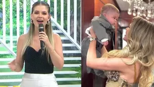 Brunella Horna mostró nuevas imágenes de su hijo con César Acuña y contó cuál es el nombre completo del pequeño/Fotos y video: América Hoy