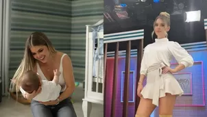 Brunella Horna inquietó a los usuarios de Instagram al publicar una noticia de su pequeño hijo Alessio/Fotos : Instagram