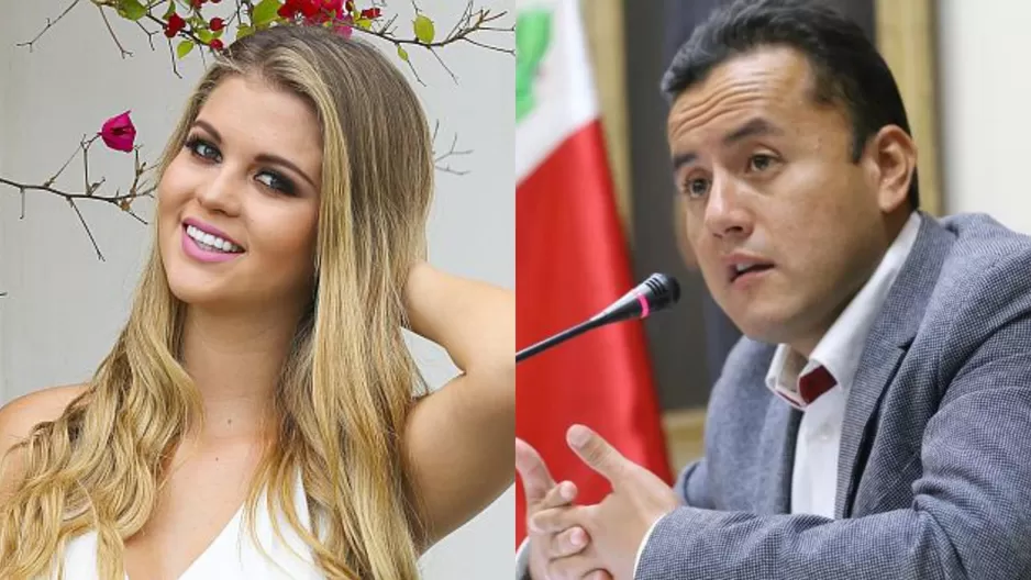 Brunella Horna publica su primera foto con congresista Richard Acuña 