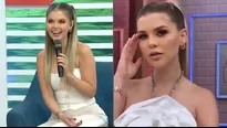 Brunella Horna tuvo que reconocer en vivo que se aumentó los labios/Fotos y video: América Hoy