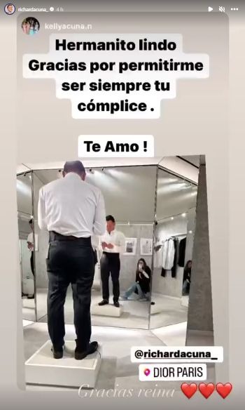 Brunella Horna: Richard Acuña compró traje para su boda en exclusiva tienda de París