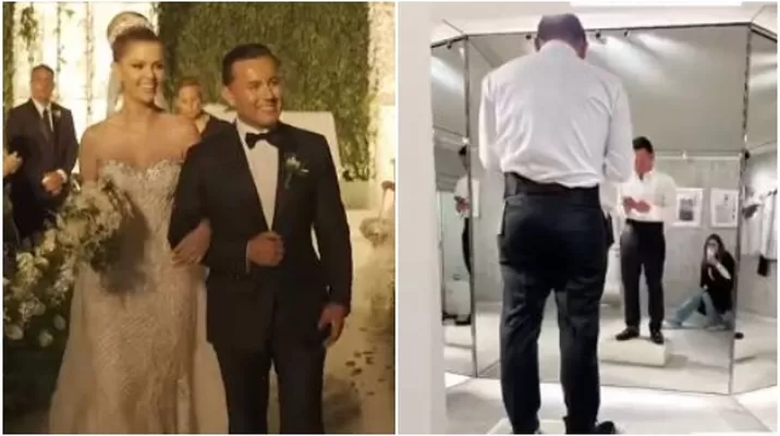 Brunella Horna: Richard Acuña compró traje para su boda en exclusiva tienda de París