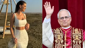 Brunella Horna se encuentra en el Vaticano junto a su esposo Richard Acuña. Foto: Instagram /AFP