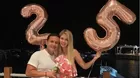 Brunella Horna y el amoroso mensaje de Richard Acuña por su cumpleaños: “Juntos siempre”