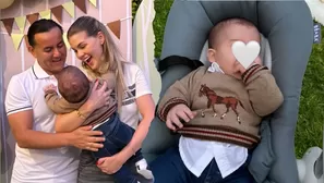 Familia Acuña Horna celebró nuevo mes de su bebé | Instagram