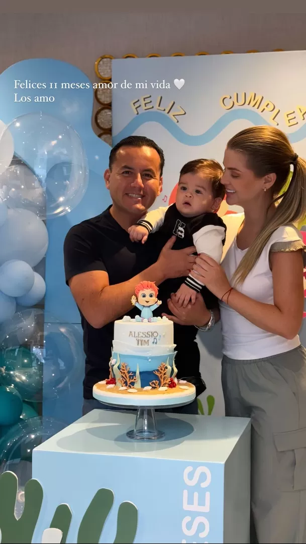 Brunella Horna y Richard celebraron los 11 meses de Alessio/Foto: Instagram