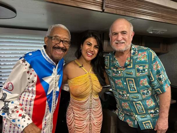 Brunella Torpoco cantó junto al 'Gran Combo de Puerto Rico'/Foto: Difusión