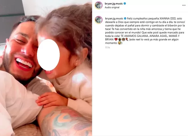 El conmovedor mensaje de Bryan Torres por el cumpleaños de Xianna, la hija mayor de Samahara Lobatón y Youna / Instagram El conmovedor mensaje de Bryan Torres por el cumpleaños de Xianna, la hija mayor de Samahara Lobatón y Youna / Instagram