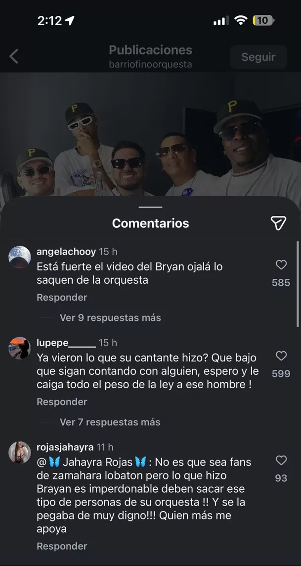 Usuarios piden sanción ejemplar contra Bryan Torres por la agresión a Samahara Lobatón. Foto: Instagram