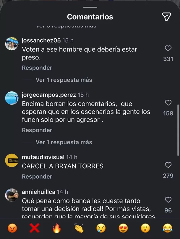 Usuarios piden sanción ejemplar contra Bryan Torres por la agresión a Samahara Lobatón. Foto: Instagram