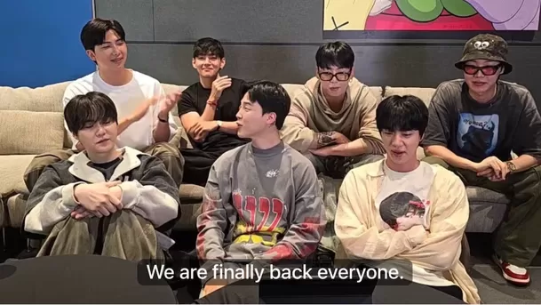 BTS se reunió en vivo por primera vez desde 2022. Fuente: Weverse BTS se reunió en vivo por primera vez desde 2022. Fuente: Weverse